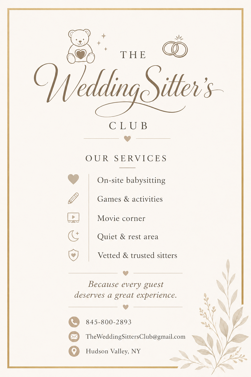 The WeddingSitter’s Club logo